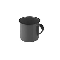CANECA ÁGATA ESMALTADA MT CINZA
