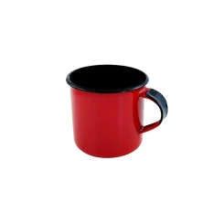 CANECA ÁGATA ESMALTADA MT VERMELHA