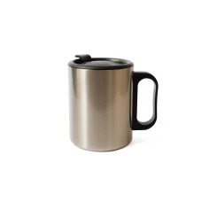 CANECA DE ALUMINIO COM TAMPA 200 ML