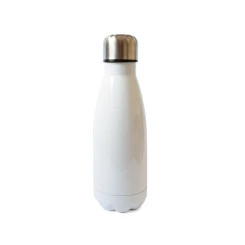 GARRAFA TERMICA INOX BRANCA 450 ML 