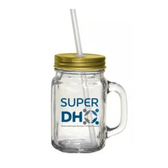 CANECA RETRO C/ CANUDO 470 ML