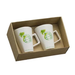 KIT 2 CANECAS QUARTIER 350ML OX COM CAIXA KRAFT