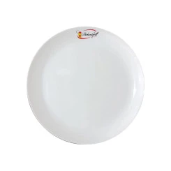 PRATO RASO BLANC OPALINE 27 CM ND