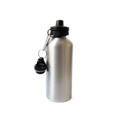 SQUEEZE DE ALUMINIO PRATA 600 ML