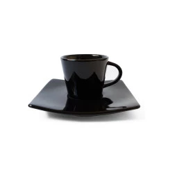 XICARA CAFE ORIENTAL C/ PIRES 90 ML GR PRETA