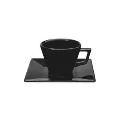 XICARA CHA QUARTIER C/PIRES 200 ML OX PRETA
